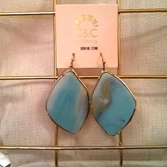 C&C California Jewelry - Beautiful Jade Stone Earrings